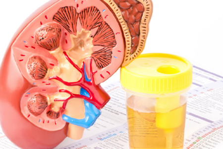 Detection of kidney disorders through urine collection