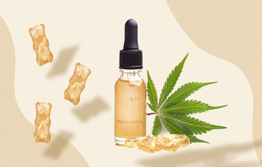 Different types of CBD oil products